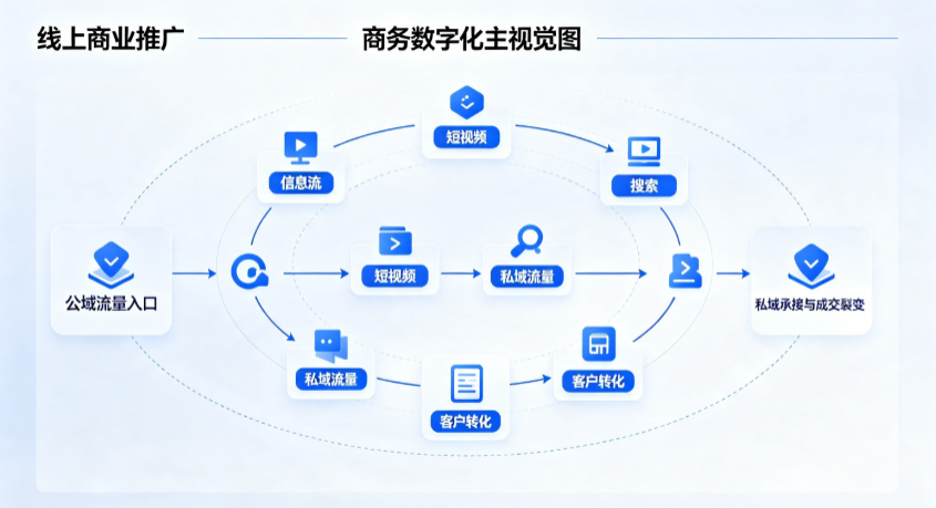 繁峙县线上商业推广怎么做？全域流量闭环搭建与低成本转化实战指南